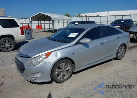 2013 Hyundai Sonata Hybrid Limited from USA, damaged, VIN KMHEC4A43DA085420